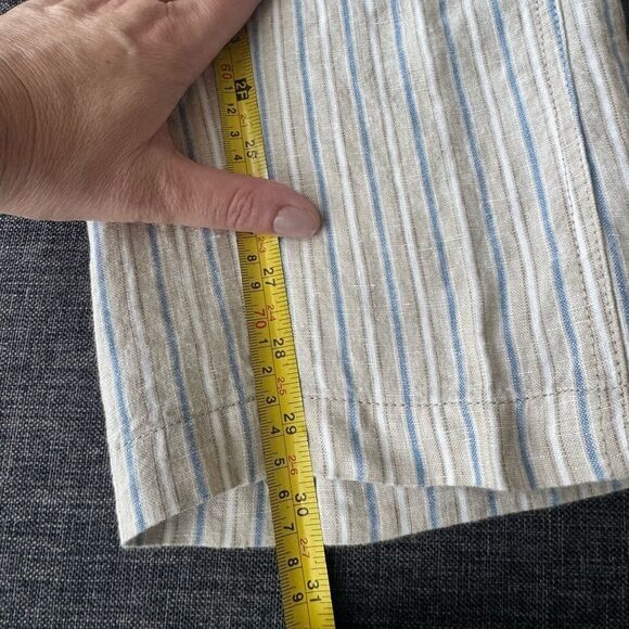 J. Jill 100% Linen Striped Pants – Size S - Picture 10 of 15